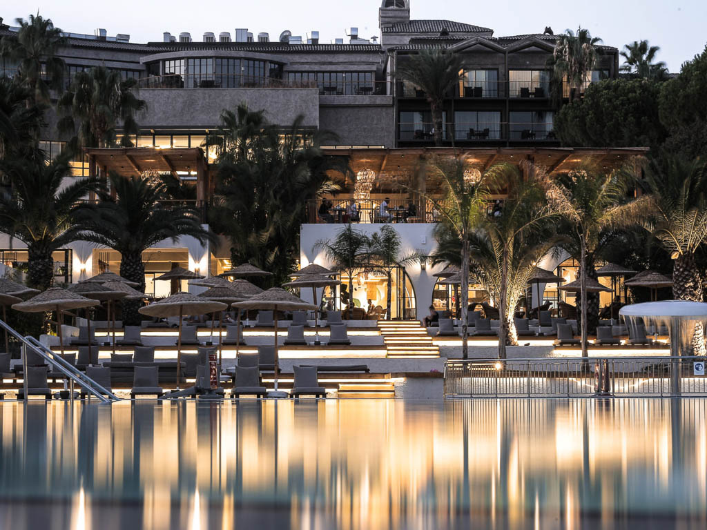 Club Marvy Türkei Hotelpanorama mit Pool