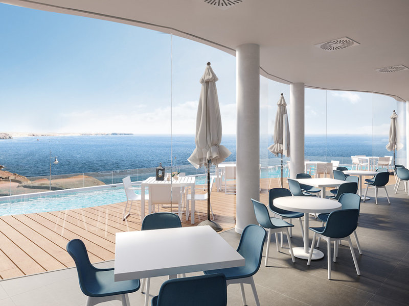 La Cala Suites Lanzarote - An der Poolbar mit Blick auf den Atlantik