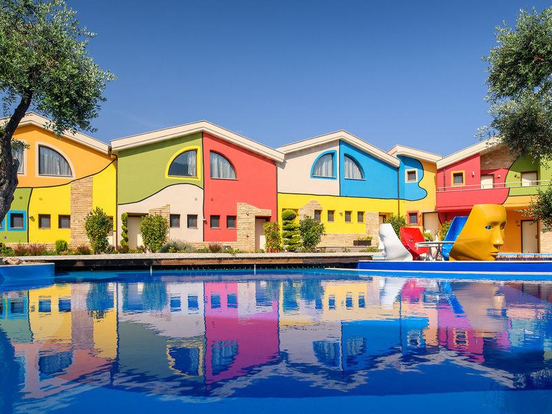 Farbenpracht der Häuser