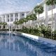 Angsana Kuba - Blick über Pool und Zimmer