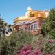 Vivenda Miranda Algarve - Blick aus dem Garten auf das romantische Hotel