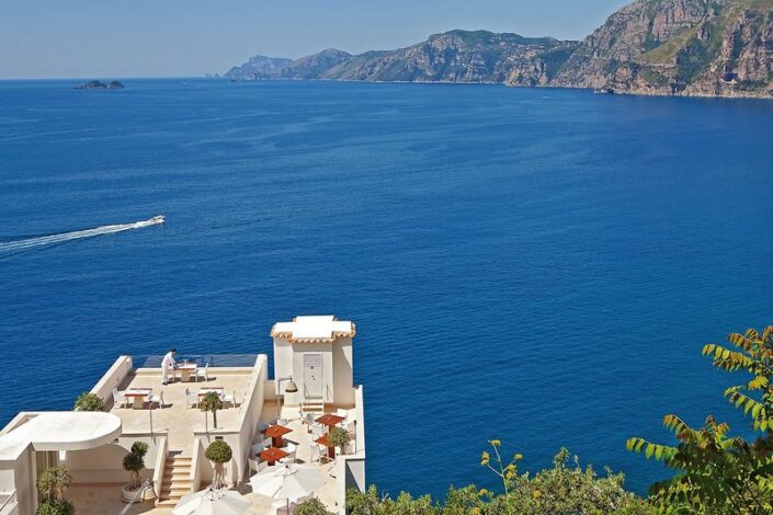 Casa Angelina Amalfiküste - Weiter Blick auf das tiefblaue Mittelmeer
