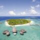 St Regis Resort Malediven - Blick beim Ankommen auf das Resort
