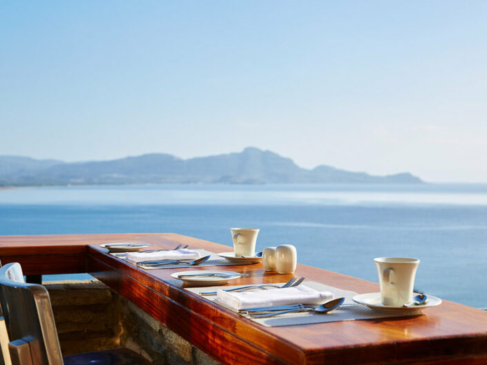 Lindos Blu Luxury Rhodos - Frühstück mit Meerblick