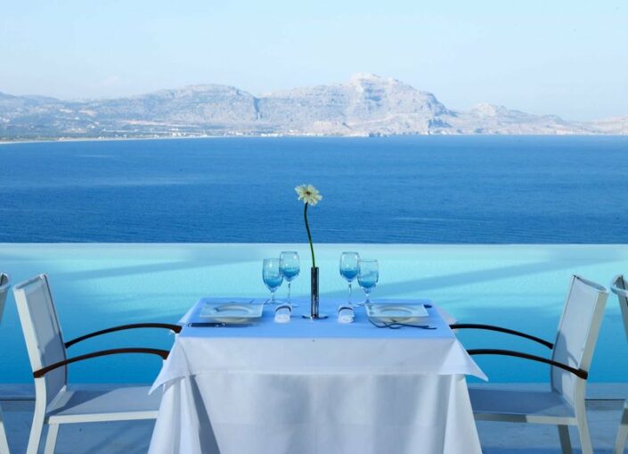 Lindos Blu Luxury Rhodos - Romantisches Dinner zu Zweit
