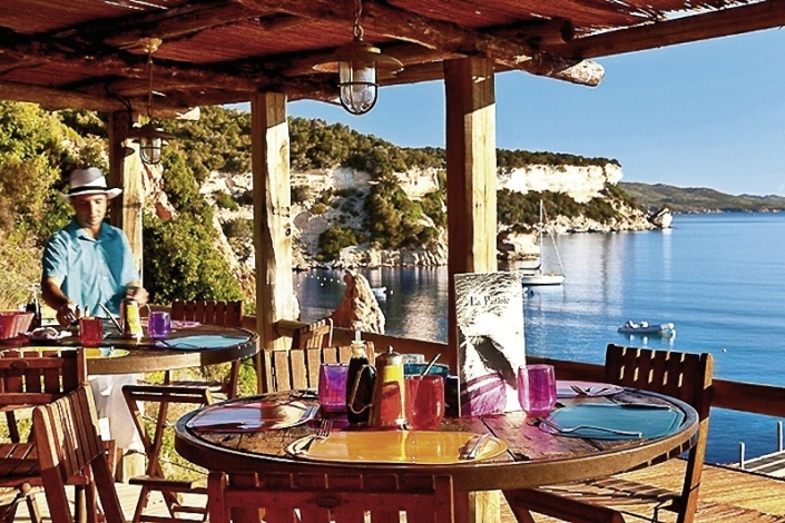 U Capu Biancu Korsika - Speisen in toller Atmosphäre mit Meerblick