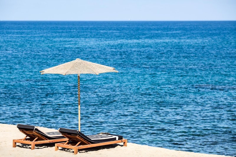Abaton Island Resort Kreta - Am Strand mit wunderbaren Blick auf das Meer