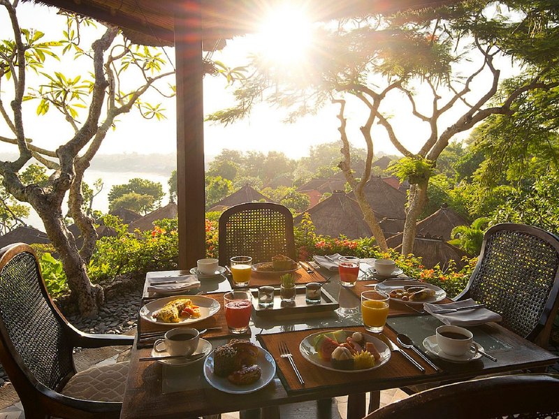Hotel Four Seasons Jimbaran Bay - Frühstück am Morgen