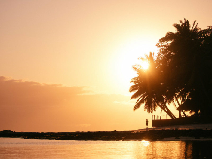 One&Only Le Saint Geran Mauritius - Sonnenuntergang über Mauritius