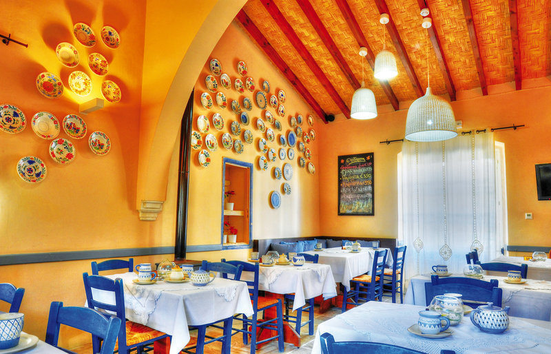 Casale Panayiotis Traditional Village - Im farbenfrohen Restaurant