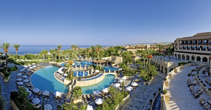 Elysium Strandhotel Zypern - Blick über die Anlage