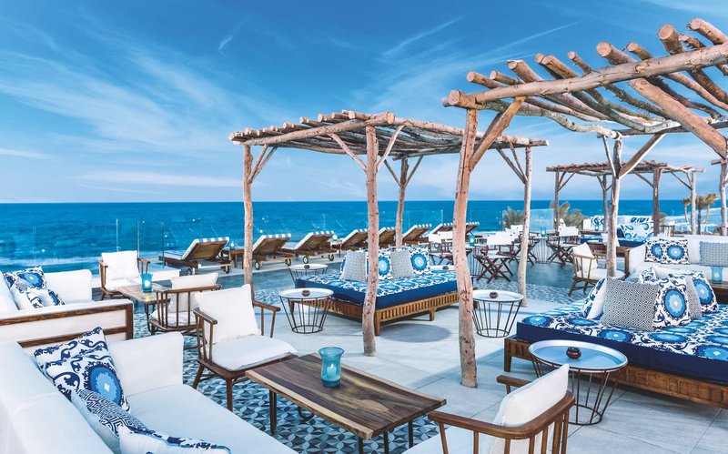 Jaz Maraya Family Resort Ägypten - In der wundervollen Bar mit Blick aufs Meer