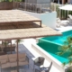 Ynaira Hotel Spa Mallorca - Die Bar und den Pool im Blick