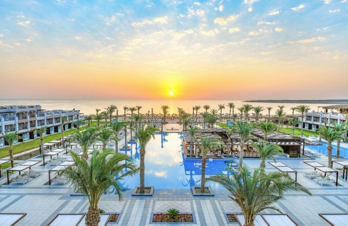 Iberotel Costa Mares Ägypten - Wunderbarer Sonnenuntergang über dem Meer
