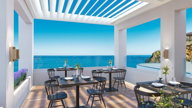 Castello Infinity Suites Kreta - Auf der Restaurant Terrasse