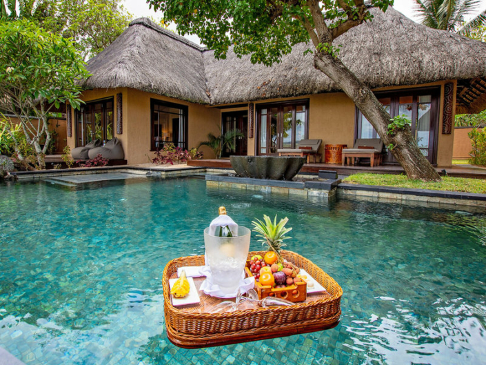 Shanti Maurice Mauritius - Floating Breakfast oder Floating Snack