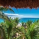Kanan Tulum Hotel Yucatan - Blick auf die Karibik