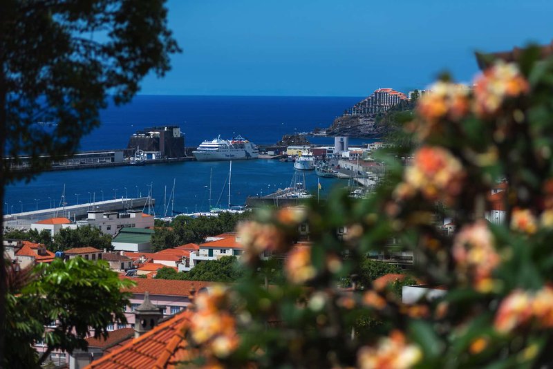 Blick auf den Hafen von Funchal