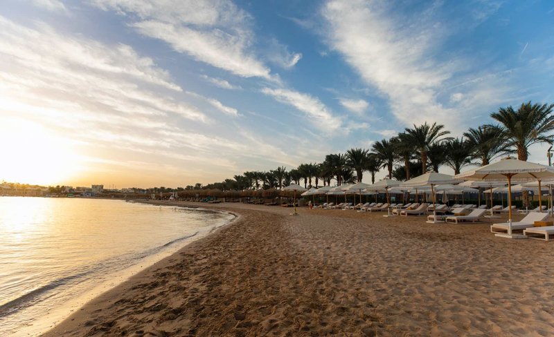 SUNRISE Tucana Resort Ägypten - Abends am wunderbaren Strand