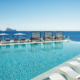 7Pines Ibiza Luxusresort - Traumhafter Blick über Pool und Meer