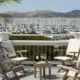Casa Madrona Hotel Kalifornien - Auf der Dachterrasse einen Drink mit Blick auf den Hafen