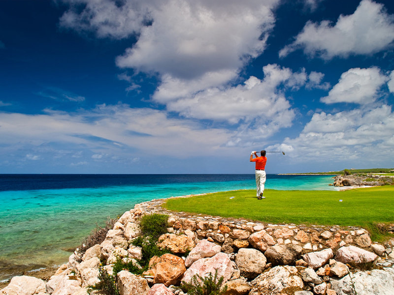 Golfen an der Karibik