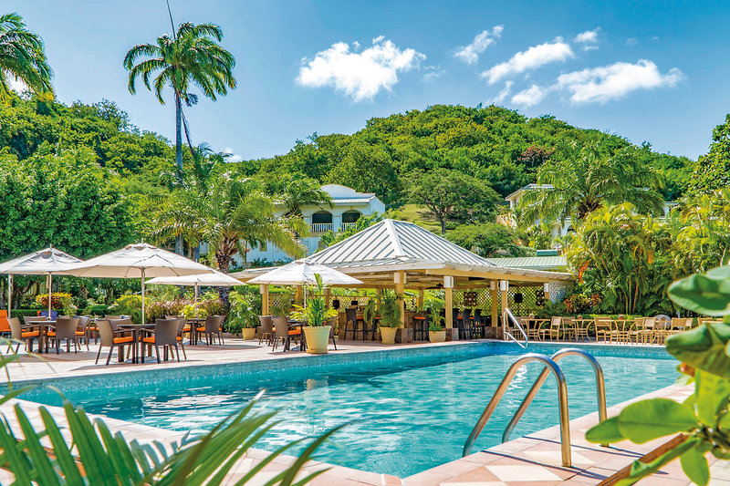 Blue Horizons Garden Grenada - Am Pool und an der Poolbar