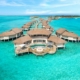 InterContinental Maamunagau Resort Malediven - Blick über die grandiosen Wasservillen
