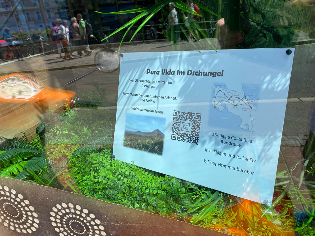 Neue Deko Juli 2022 - Unser zweites Schaufenster - Costa Rica Rundreise - Pura Vida im Dschungel