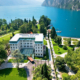 Lido Palace Gardasee erleben - Blick über das Palace und den See