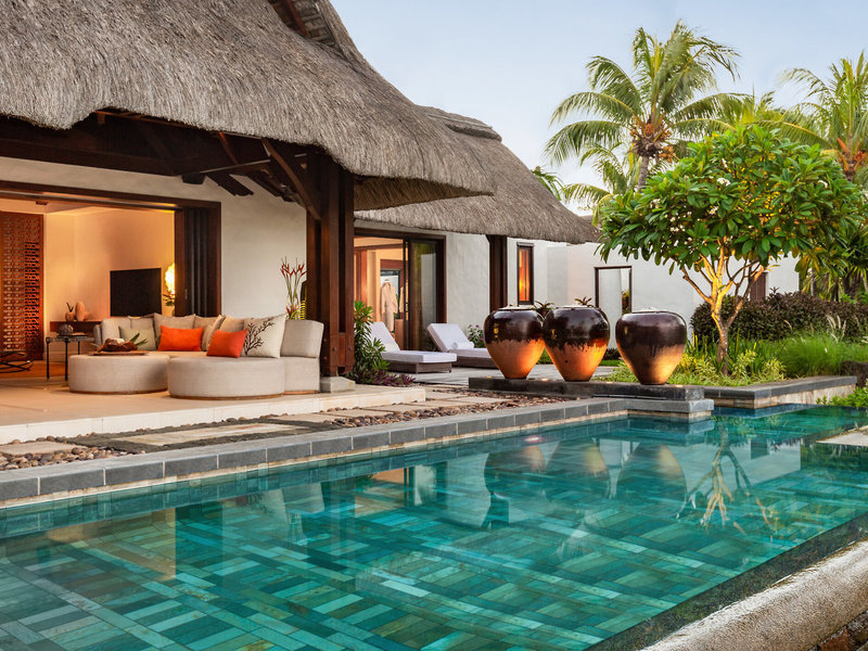 Shangri-La Le Mauritius Touessrok Resort & Spa - Wohnbeispiel mit Pool