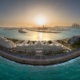 Raffles The Palm Dubai - Abendlicher Blick auf die Anlage