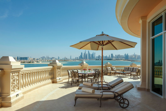 Raffles The Palm Dubai - Auf der eigenen Terrasse