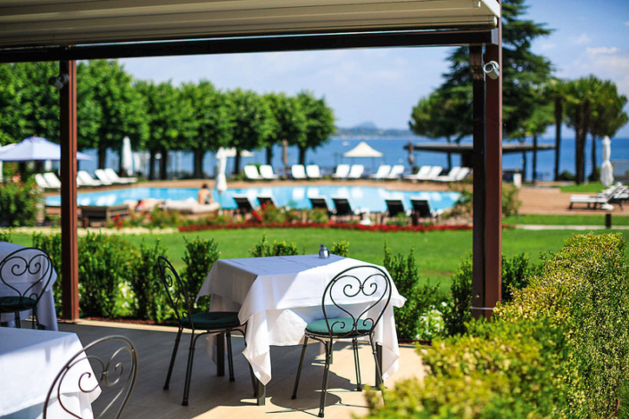 Splendido Bay Luxury Spa Resort - Auf der Restaurant Terrasse