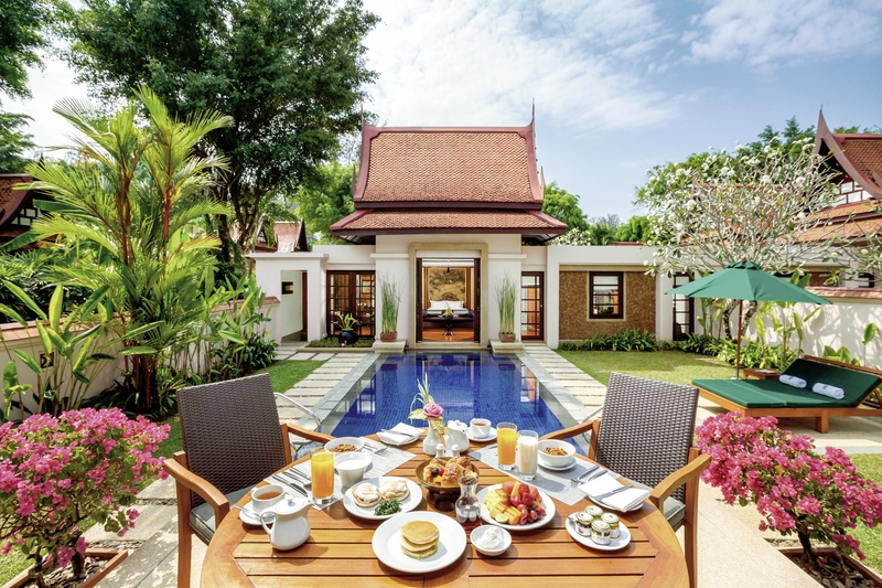 Banyan Tree Phuket Resort - Wundervolles Frühstück im privaten Bereich