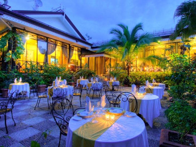 Villa Caletas - Auf der Restaurant Terrasse zum Dinner