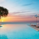 Lesante Cape Resort & Villas - Wunderbarer Blick vom Infinitypool am Abend