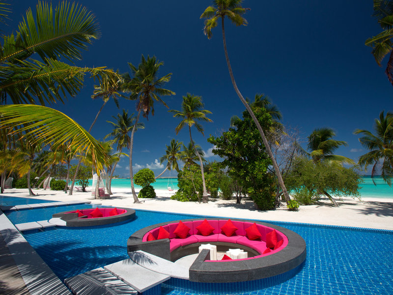 Kandima Maldives - Ein der Pool Bar Inseln