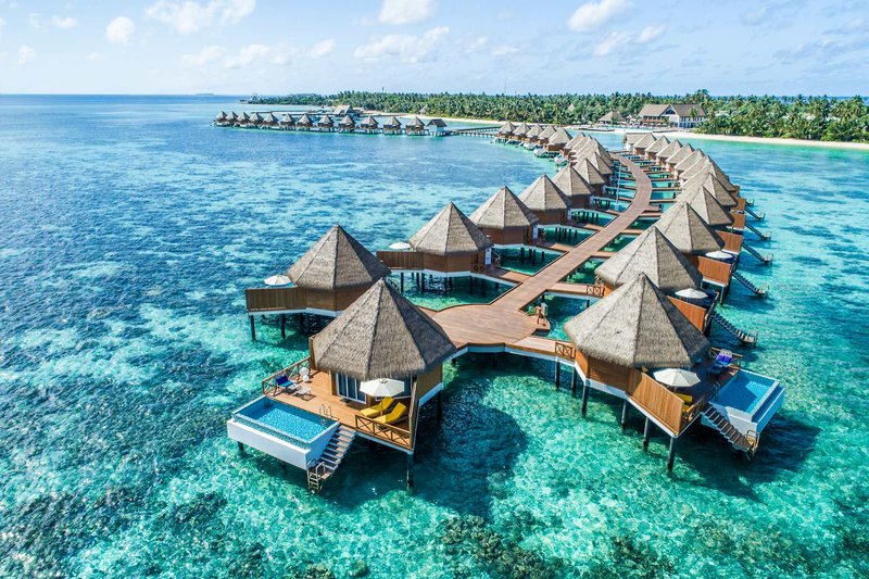Mercure Maldives Kooddoo Resort - Die wunderbaren Wasservillen des Resorts