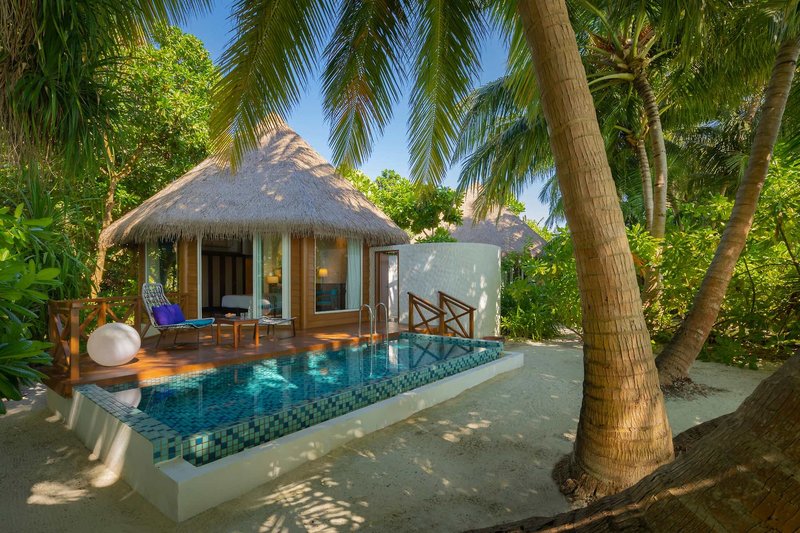 Mercure Maldives Kooddoo Resort - Wohnbeispiel am Strand