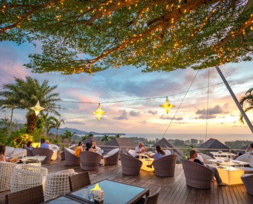 The Pavilions Phuket - Auf der wunderbaren Bar Terrasse