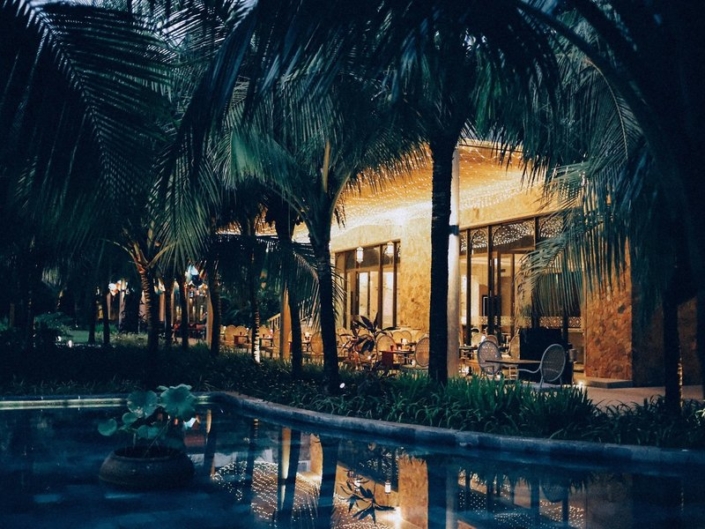 Salinda Resort Phu Quoc Island - Auf einer der Restaurant Terrassen