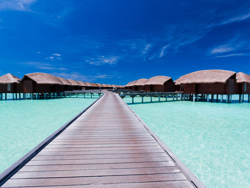 Anantara Dhigu Maldives Resort - Auf dem Weg zur Wasservilla