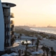Jumeirah at Saadiyat Island Resort - Abendlicher Blick über das Resort und den Strand